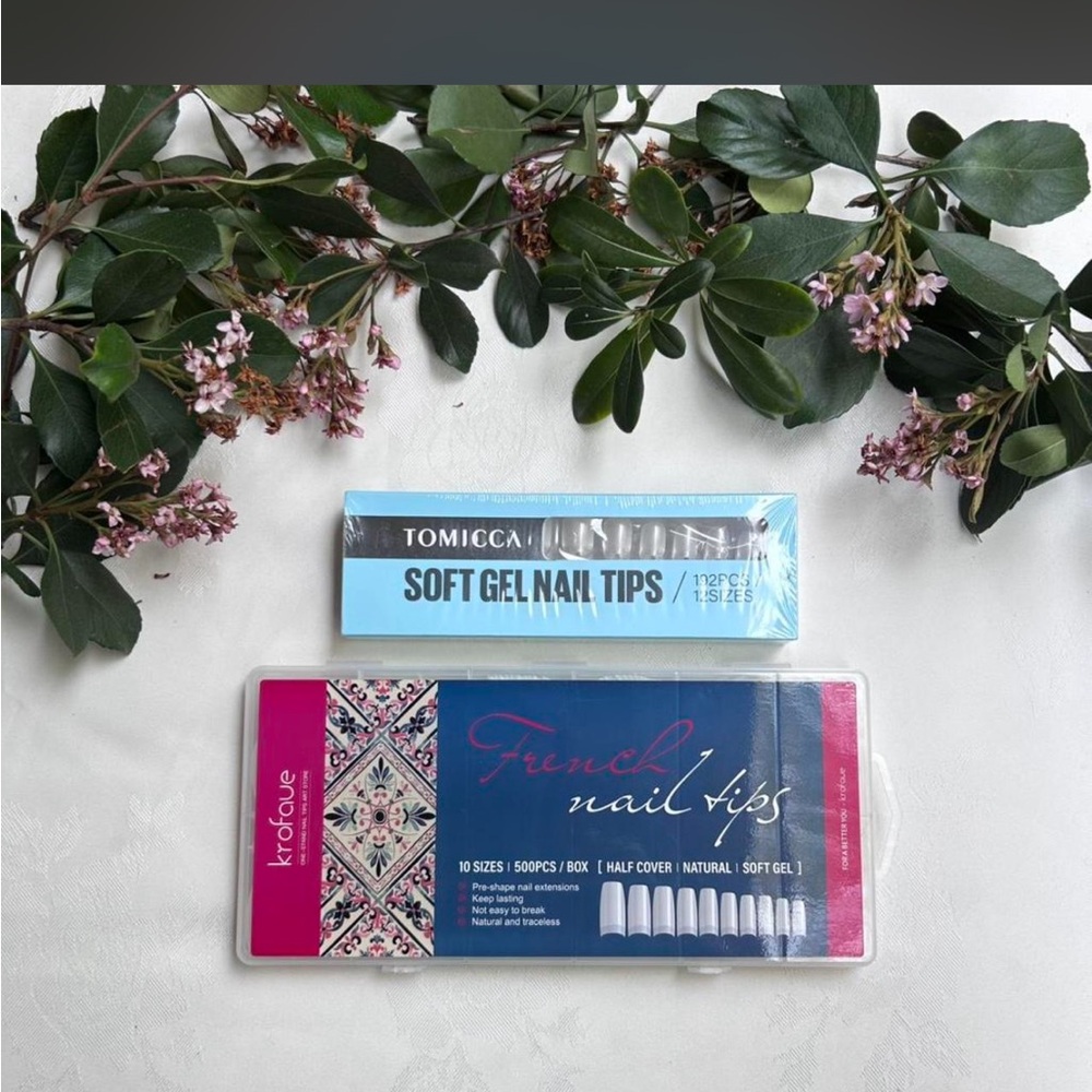Tomicca Soft Gel Nail Tips & French Nail Tips Lot